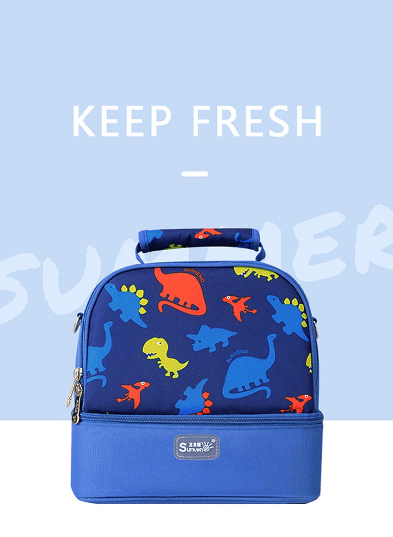 Insulated Bottle And Lunch Bag - Dinosaur