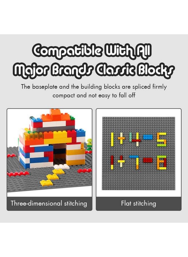 Classic Baseplates Building Base Plates For Building Bricks 100% Compatible With Major Brandsbaseplate 10