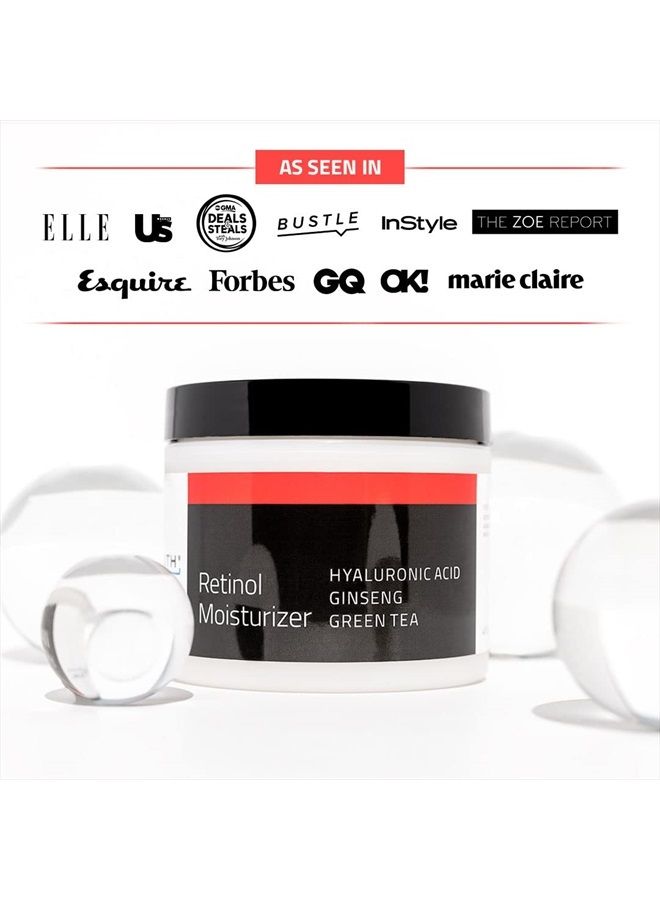 Retinol Face Moisturizer with Hyaluronic Acid, Moisturizing Face Cream for Wrinkle & Dark Spot, Night Cream Face Care, Anti Aging Skin Care