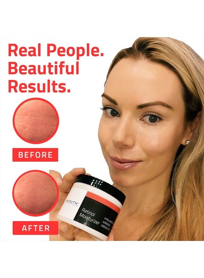 Retinol Face Moisturizer with Hyaluronic Acid, Moisturizing Face Cream for Wrinkle & Dark Spot, Night Cream Face Care, Anti Aging Skin Care