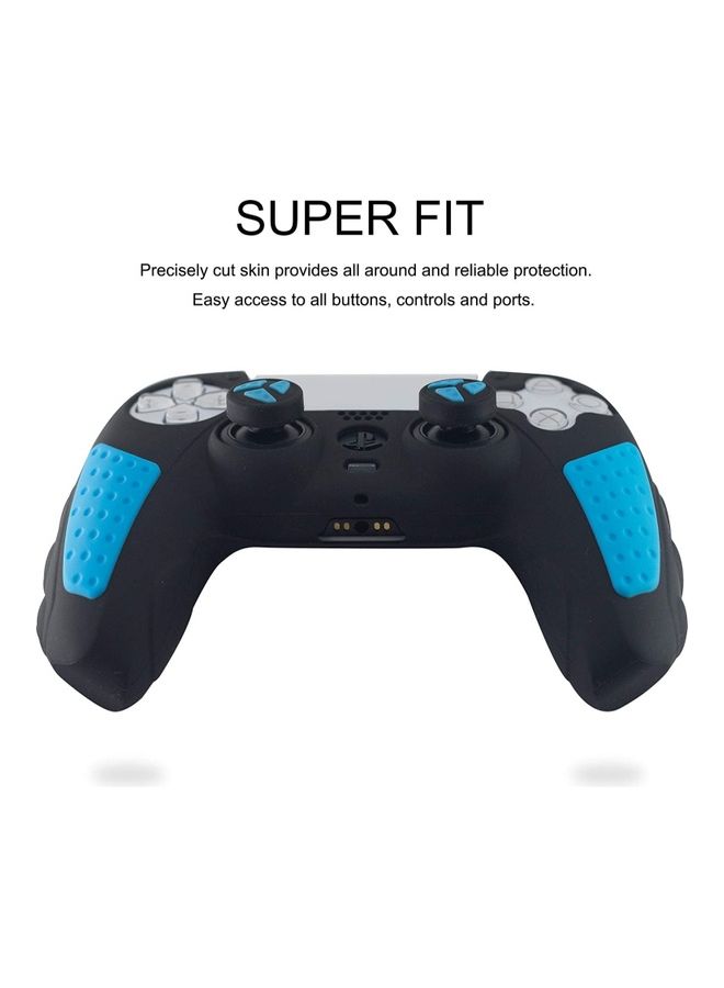 Silicone Grip Protector Rubber Case Cover Set for PS5 Controller With 2 Thumb Caps