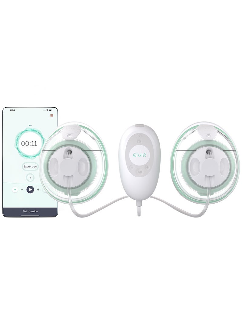Stride Double Wearable Electric Breast Pump - Hospital-Grade | Hands-Free Wearable Electric Breast Pump with 2-Modes & 150 ml Capacity per Cup