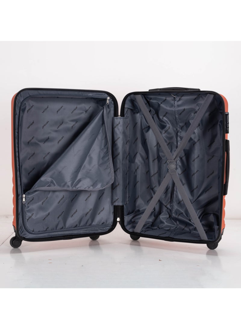 Travel Trolley Suitcase Set of 4 PCS ABS Hard Side Luggage Bag 360° Rotational Wheels with Lockable System Top Quality Travel Bag