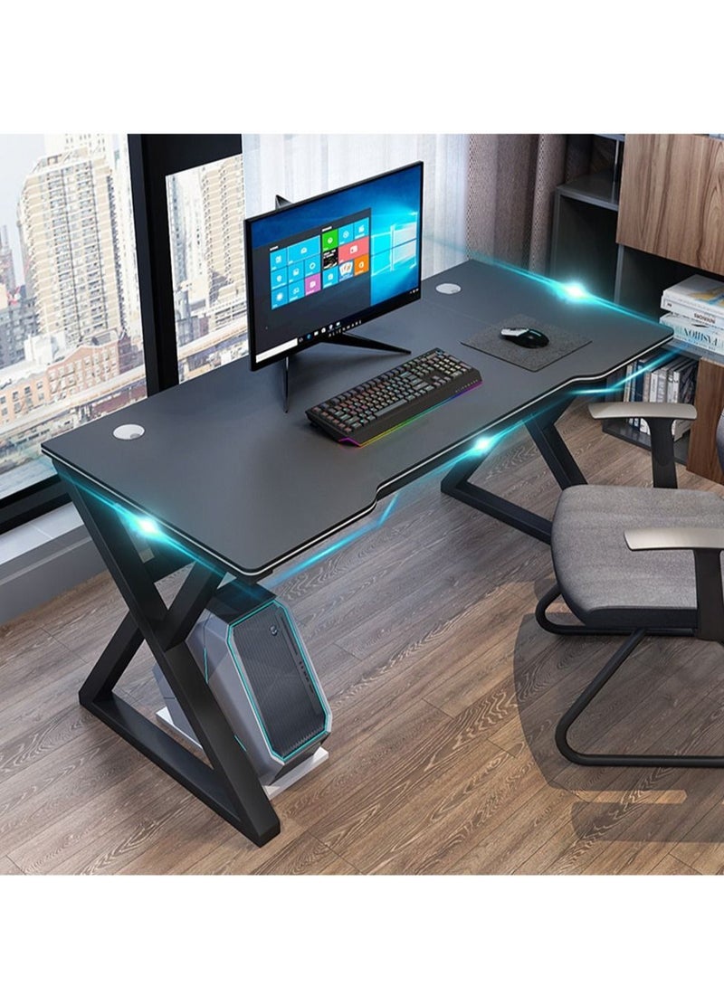 Gaming Desk for Gamer Room, Workstation, Bedroom（100*60*75cm）