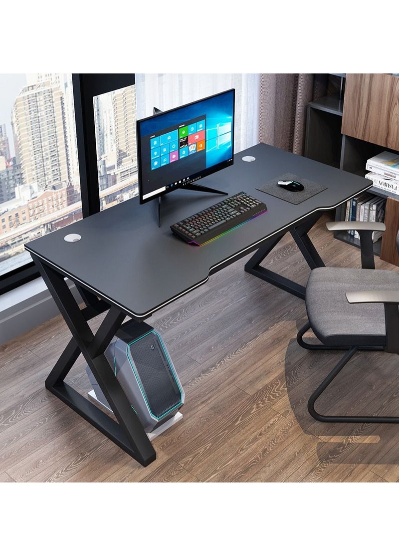 Gaming Desk for Gamer Room, Workstation, Bedroom（100*60*75cm）