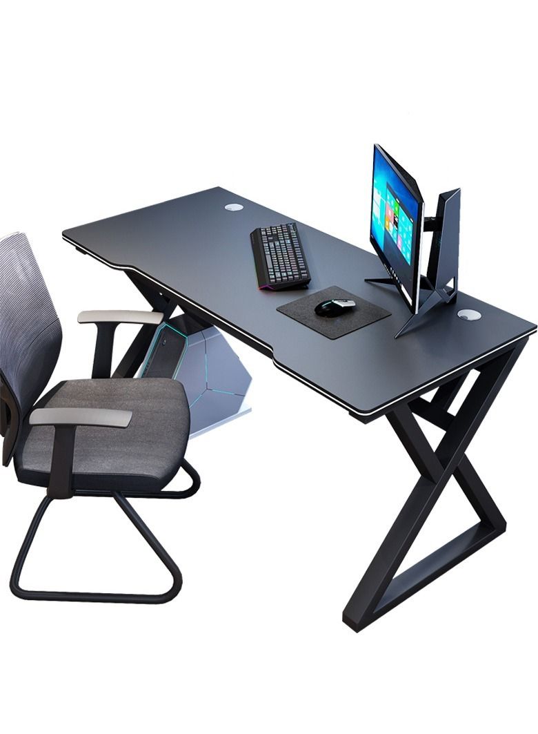 Gaming Desk for Gamer Room, Workstation, Bedroom（100*60*75cm）