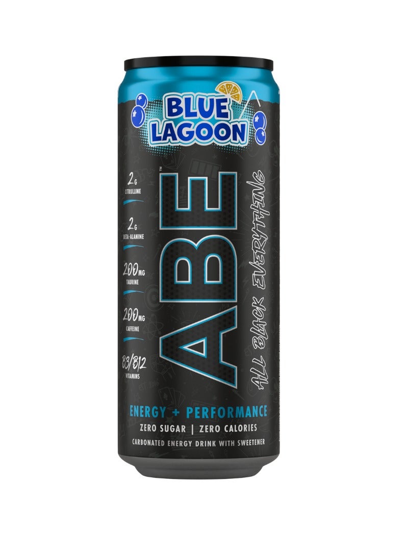 ABE Energy Plus Pre Workout with Blue Lagoon Drink 330ml