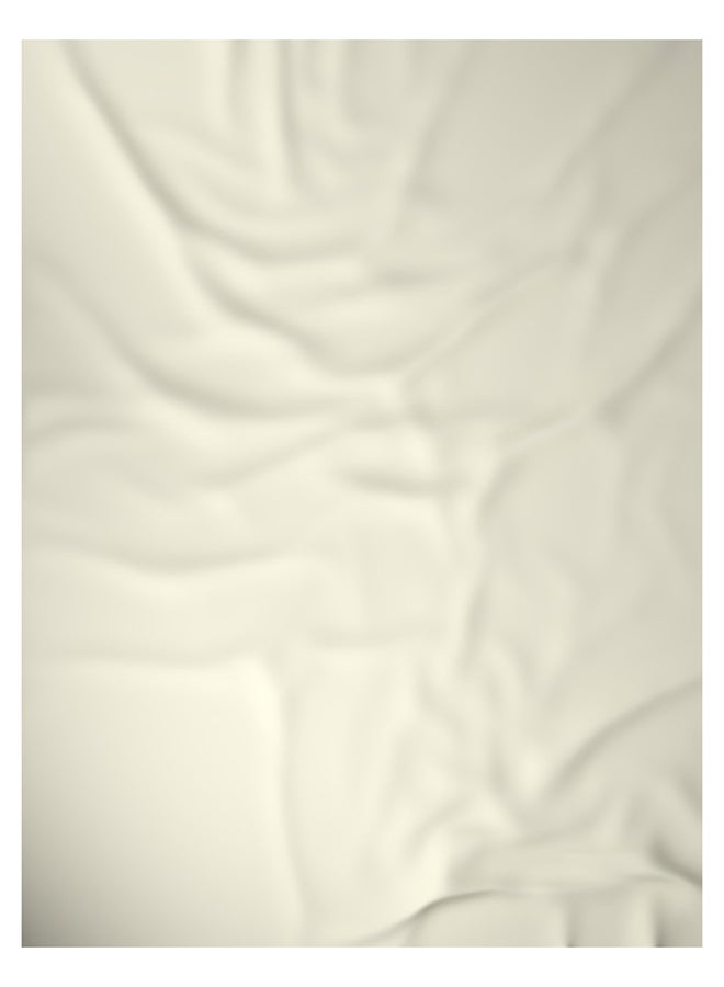 Raymond Home Queen Size Super Soft 210 TC Satin Pure Cotton Fitted sheet & 2 Pillow Cases (160x200+30 cm, 50x75 cm) Ivory