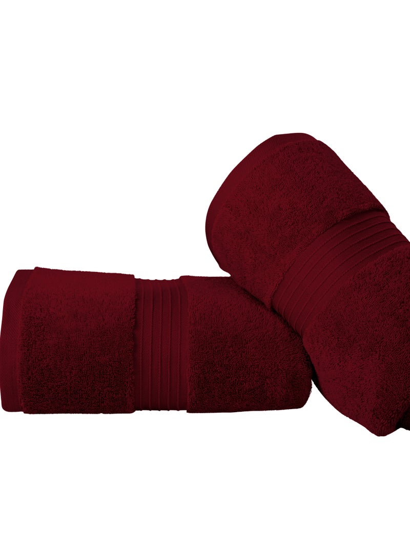 Bliss Casa 2-Piece 100% Combed Cotton Bath Sheets - 550 GSM Large Bath Towels Quick Dry Highly Absorbent - Thick Soft Hotel Quality Bathroom Towels for Bath and Spa 35x70 Inch