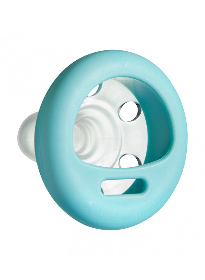 Pack Of 2 Close To Nature Breast Like Soother For 6-18 Months (Color May Vary)