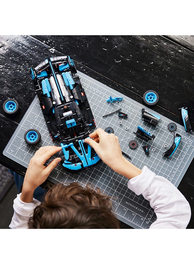 Technic Bugatti Bolide Agile Blue 42162 Building Toy Set; A Buildable Model Gift for Kids Aged 9+ Who Love Racing Car Toys (905 Pieces)