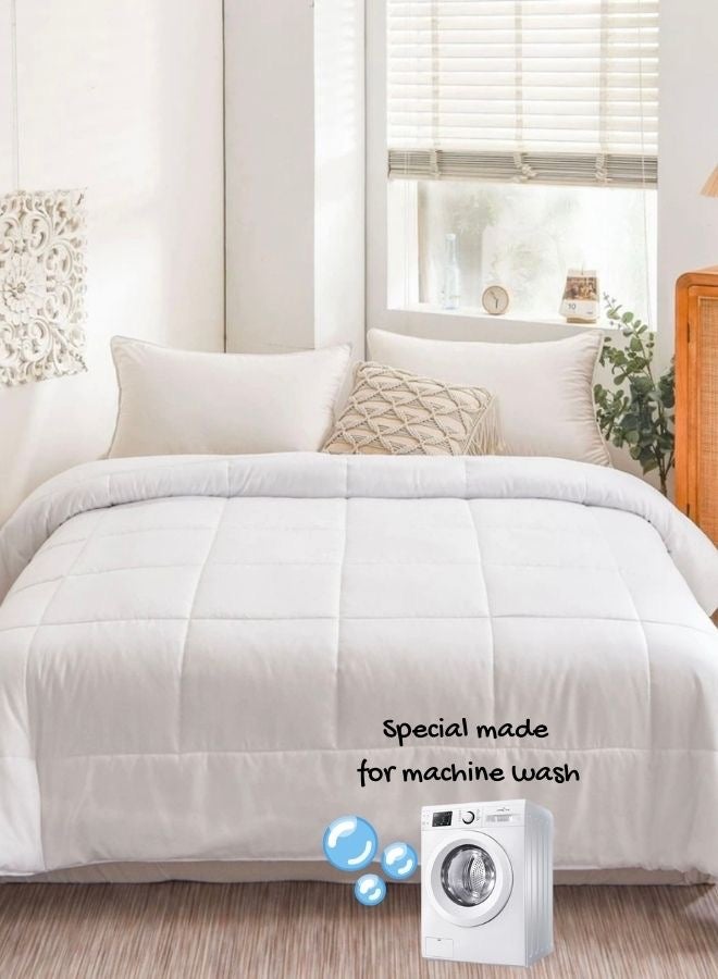 King/Queen/Single size variation soft and comfortable white comforter