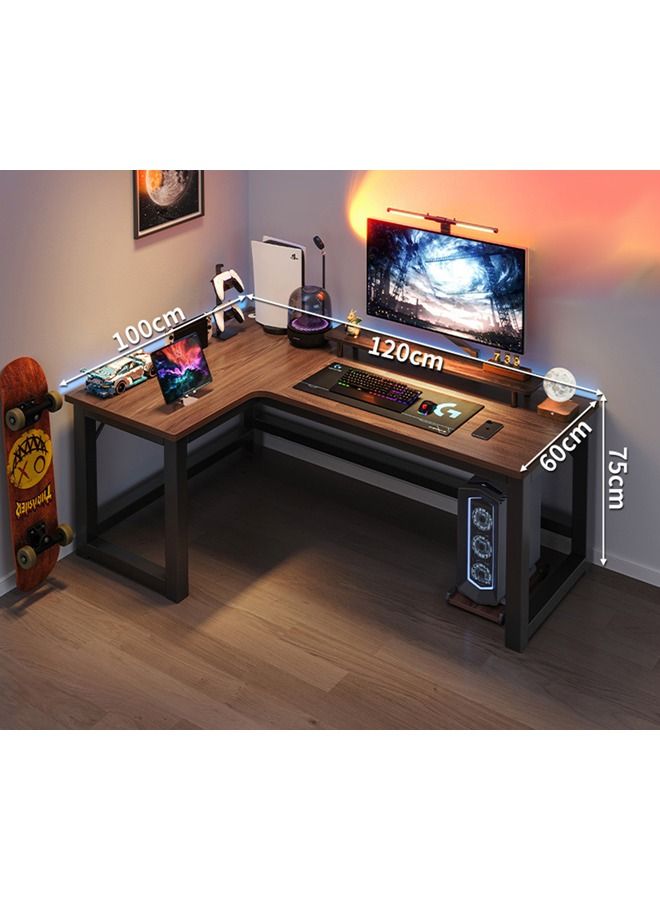 Computer and Multifunction Table Home Office Workstation 120X100 cm (Left Corner)