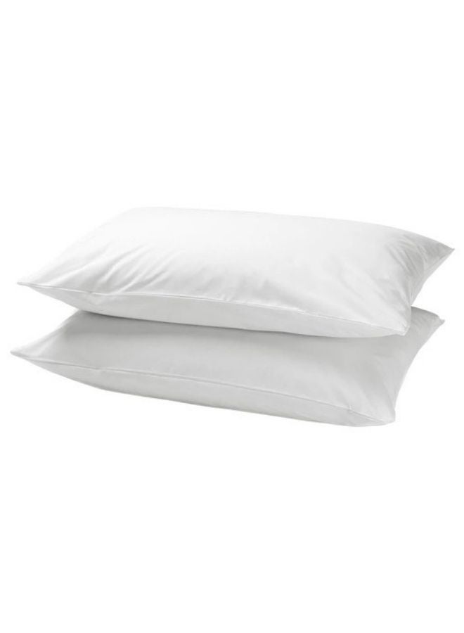 2 Piece Set Comfortable Regular Soft Fine Medium Firm pillow.