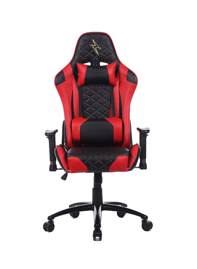 Adjustable Gaming Chair With Lumbar Cushion Red/Black