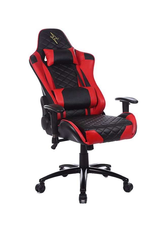 Adjustable Gaming Chair With Lumbar Cushion Red/Black