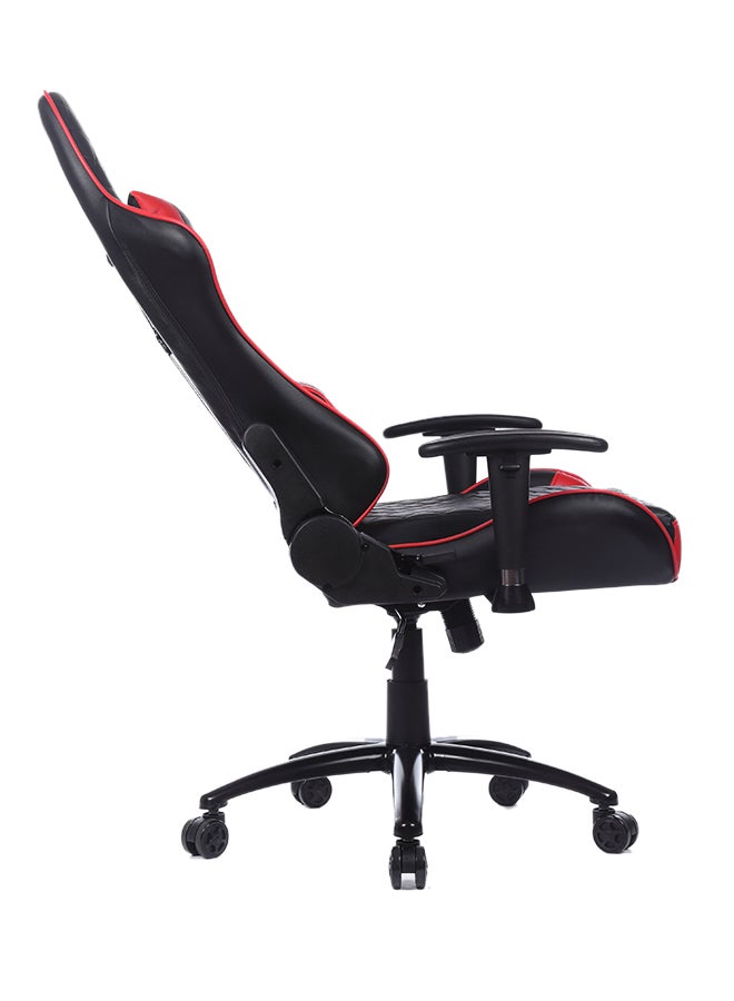 Adjustable Gaming Chair With Lumbar Cushion Red/Black