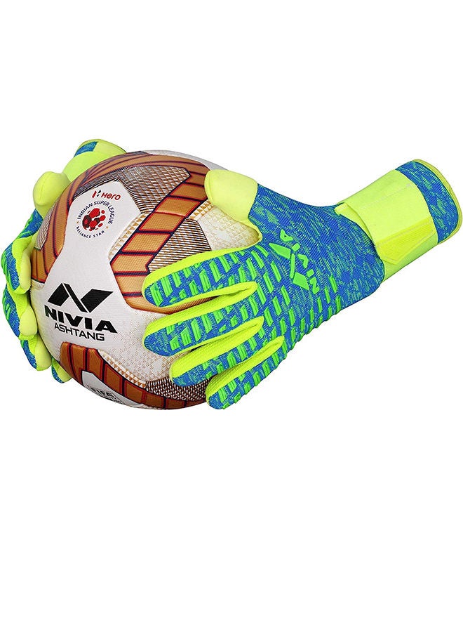 Latex Ashtang Goalkeeper Hand Gloves | Size : Small | For Men & Women | For Football | For Soccer goalkeeping