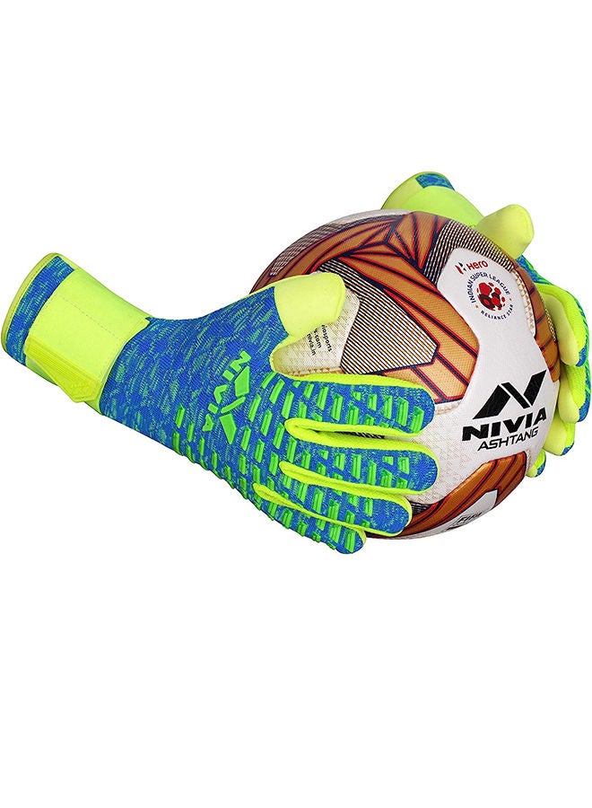 Latex Ashtang Goalkeeper Hand Gloves | Size : Small | For Men & Women | For Football | For Soccer goalkeeping