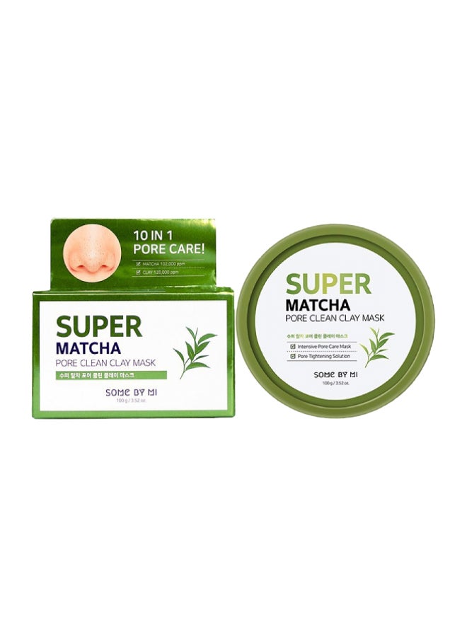 Super Matcha Pore Clean Clay Mask Green 100grams