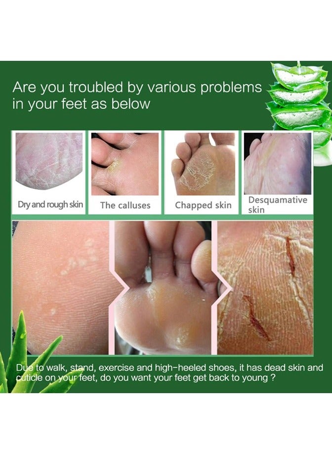 6 Pcs Combo Aloe Vera - Lavender - Peeling and Exfoliating Foot Mask Sock