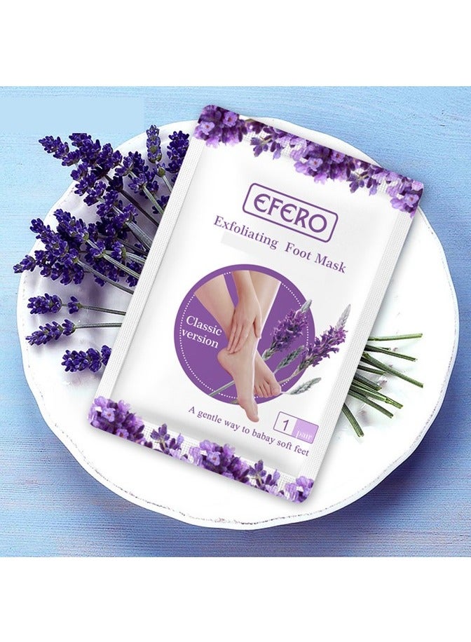 6 Pcs Combo Aloe Vera - Lavender - Peeling and Exfoliating Foot Mask Sock