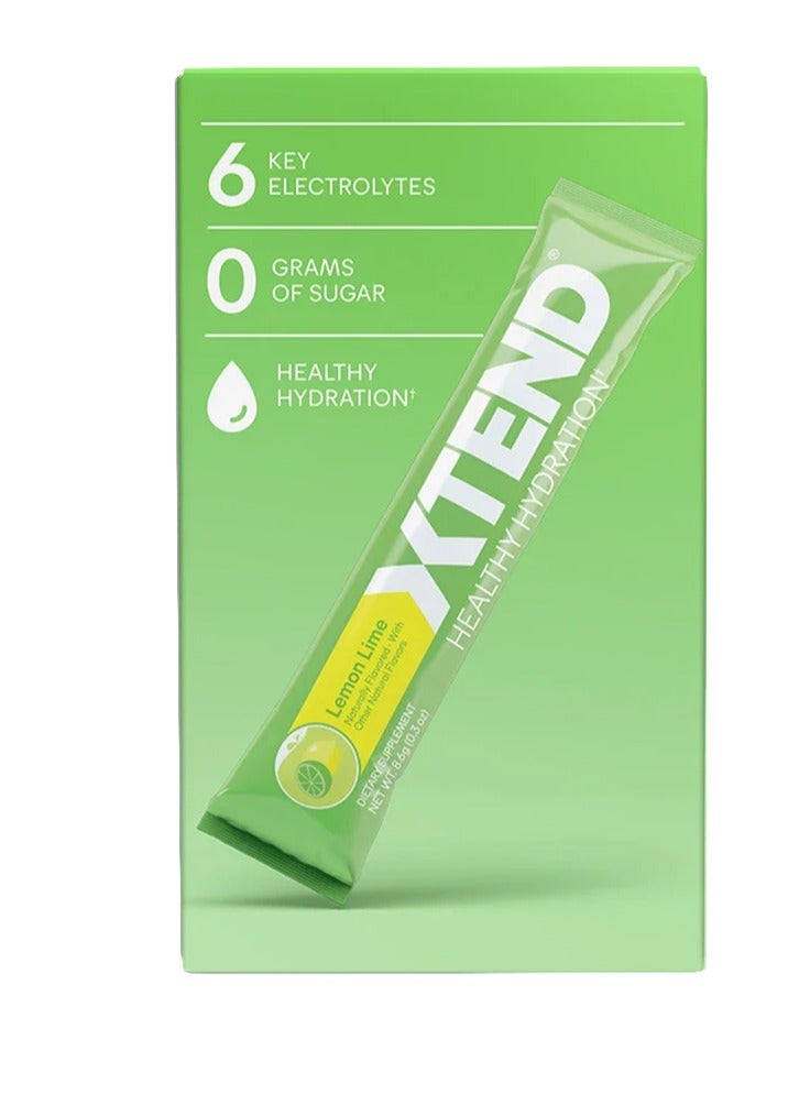 Xtend Healthy Hydration, Lemon Lime, 15 Sticks