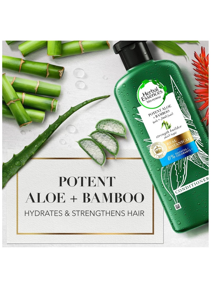 Sulfate Free Potent Aloe Bamboo Shampoo 400ml and Conditioner 400ml