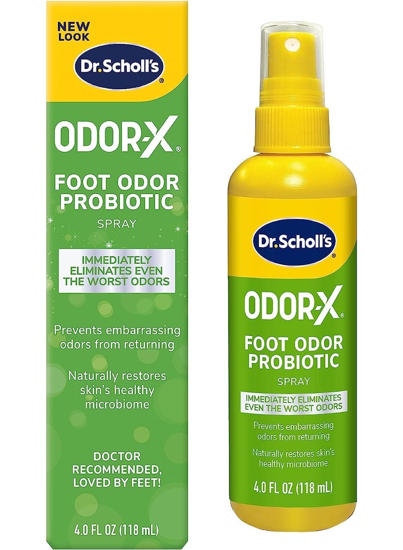 Probiotic foot spray immediately eliminates and prevents odors from returning shoe deoderizer 4 Fl Oz