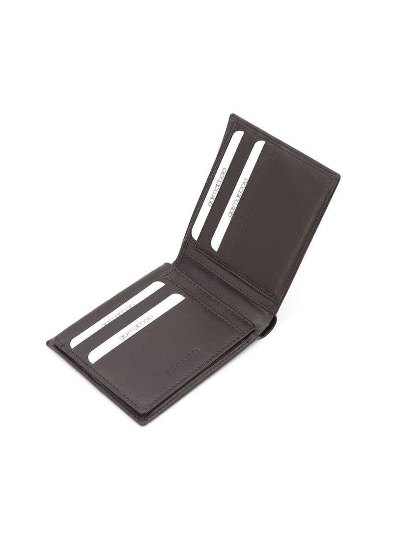 Gai Mattiolo Wallet for Men – Slim Italian Leather Wallet with ID Card Slot, Credit Card & Cash Holder – Nappa Leather