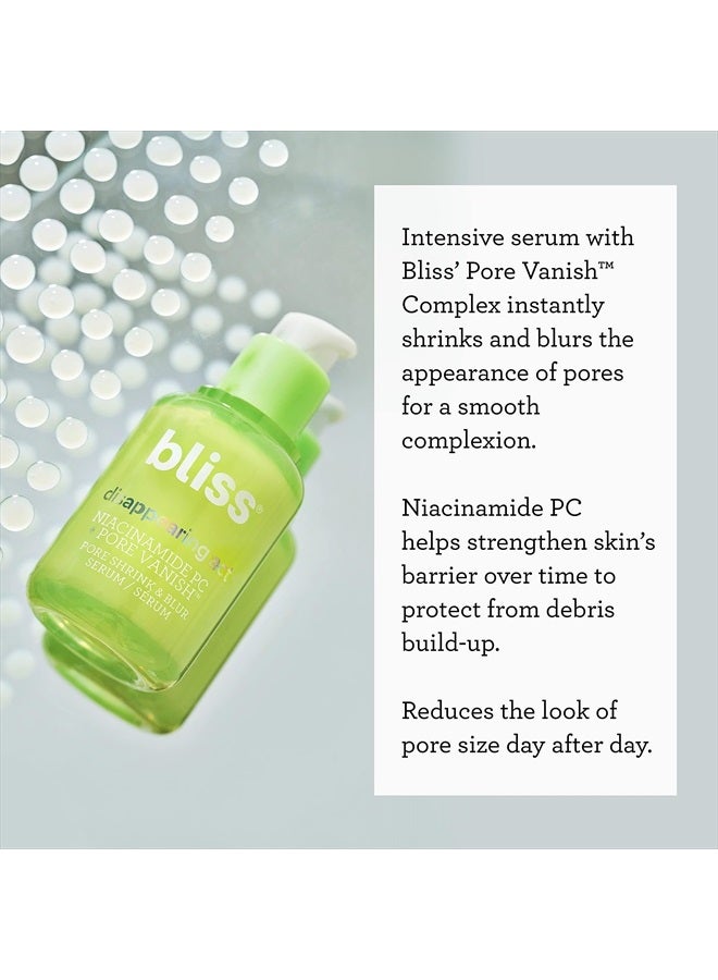 Disappearing Act - Niacinamide PC Serum + Pore Vanish™ Complex - 1 Fl Oz - Shrinks & Blurs Pores - Clean - Vegan & Cruelty Free