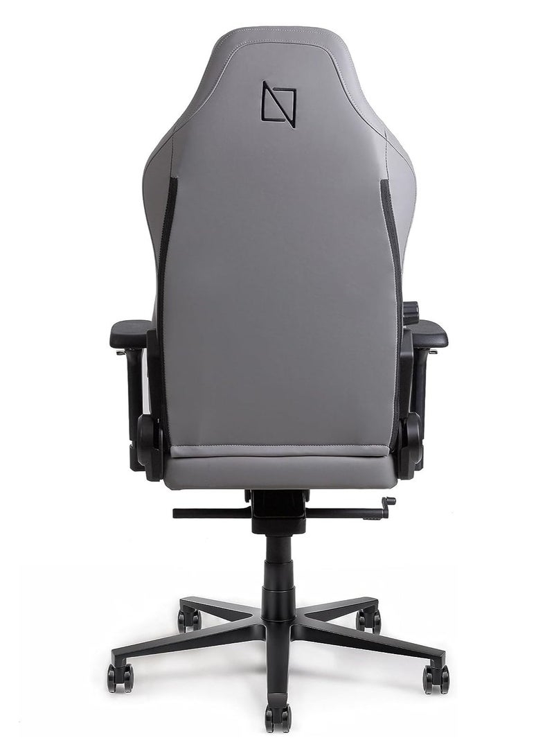 Navodesk APEX Chair Premium Leather Ergonomic Chair for Gaming Office Reclining High Back Chair with 4D Metal Armrest Magnetic Memory Foam Headrest And Lumbar Support  ULTIMATE GREY