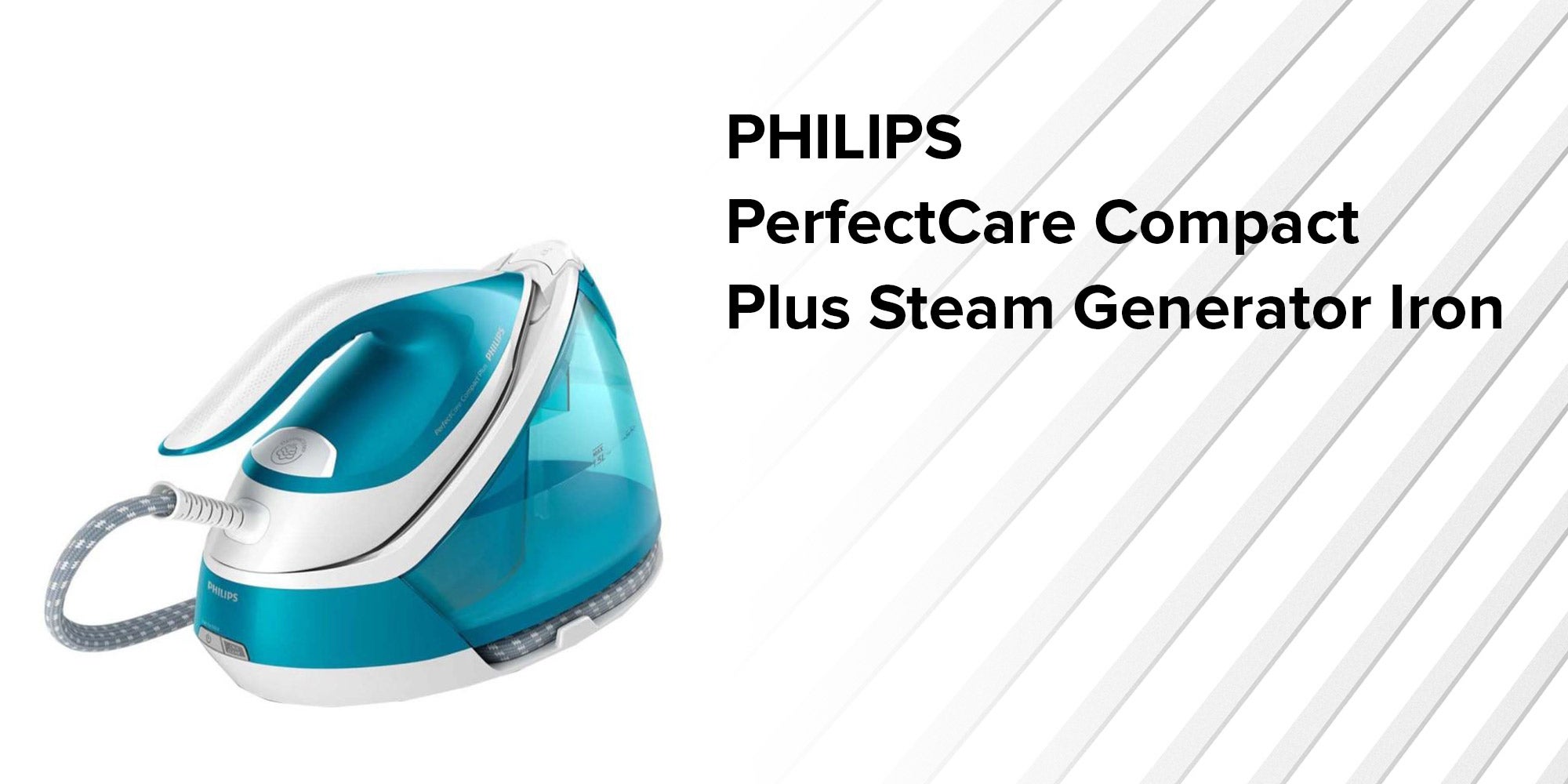 PerfectCare Compact Plus Steam Generator Iron 2400W GC7920/20 White/Blue