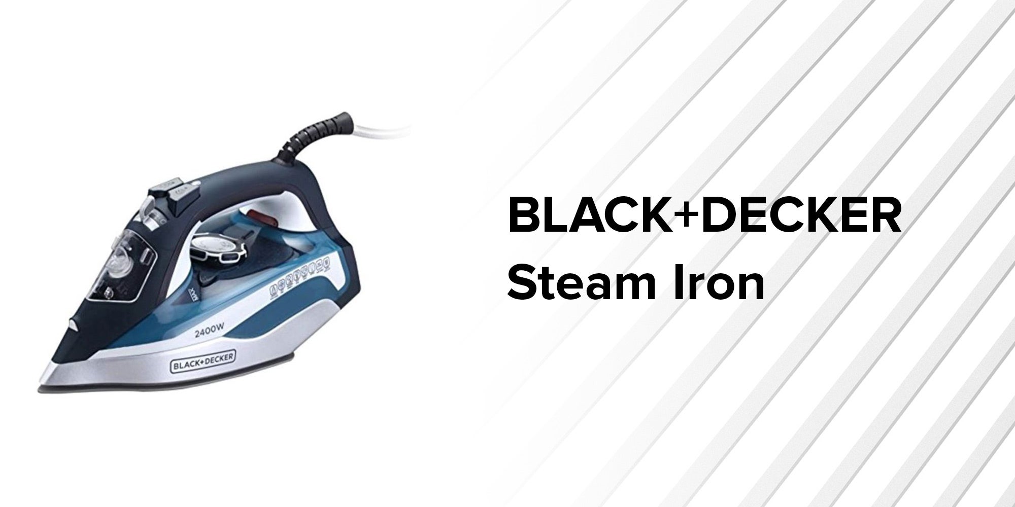 Steam Iron 2400W X2150-B5 Blue/White