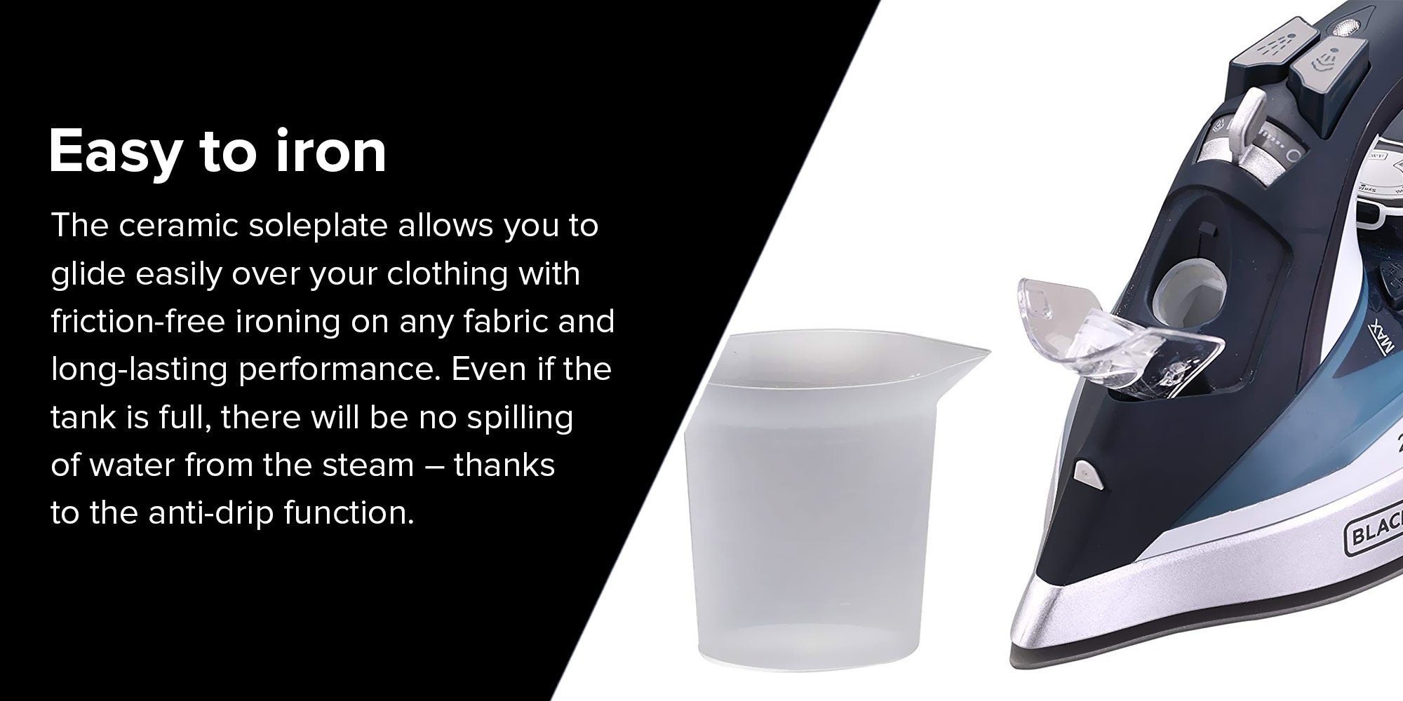 Steam Iron 2400W X2150-B5 Blue/White