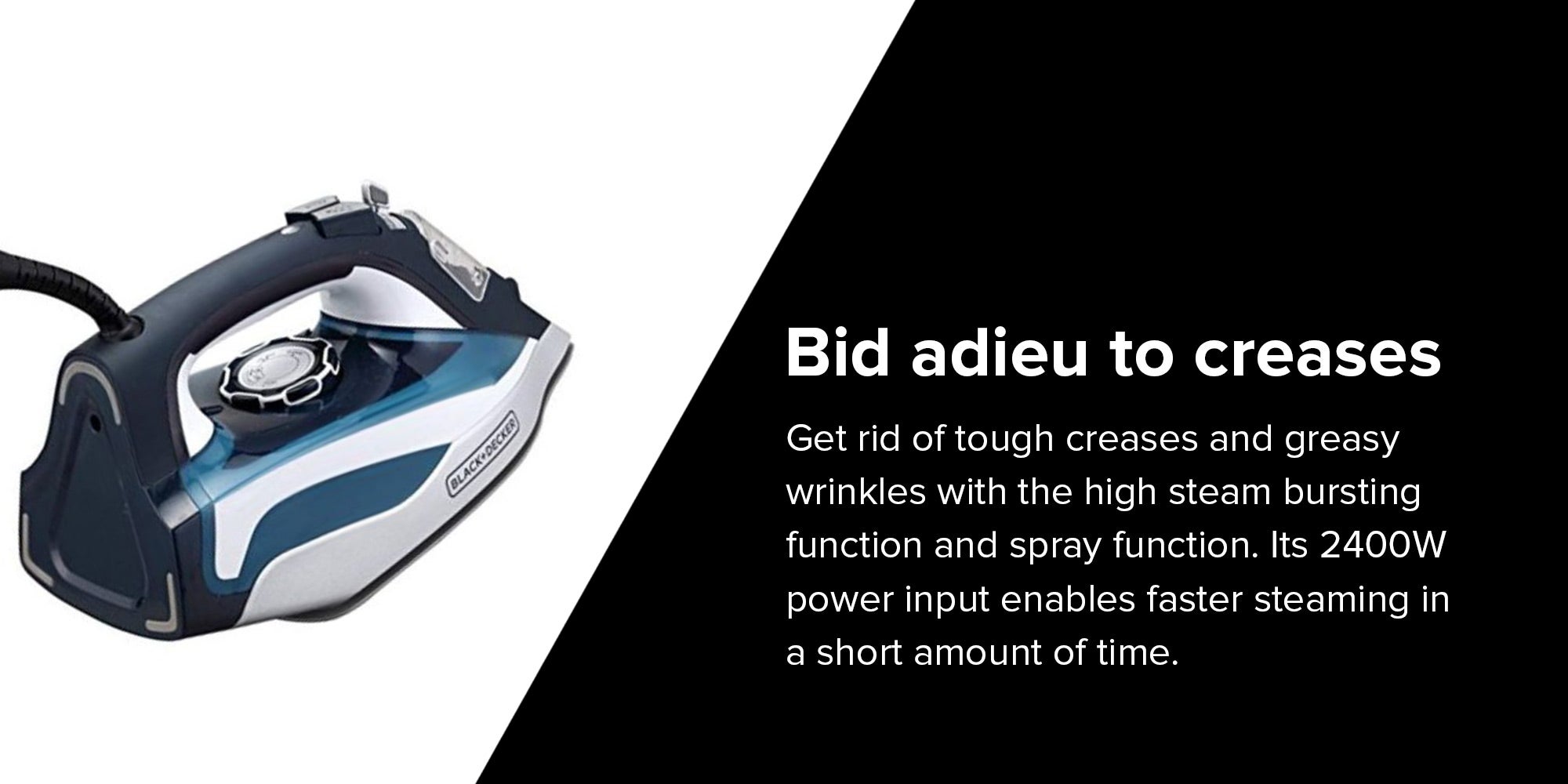 Steam Iron 2400W X2150-B5 Blue/White