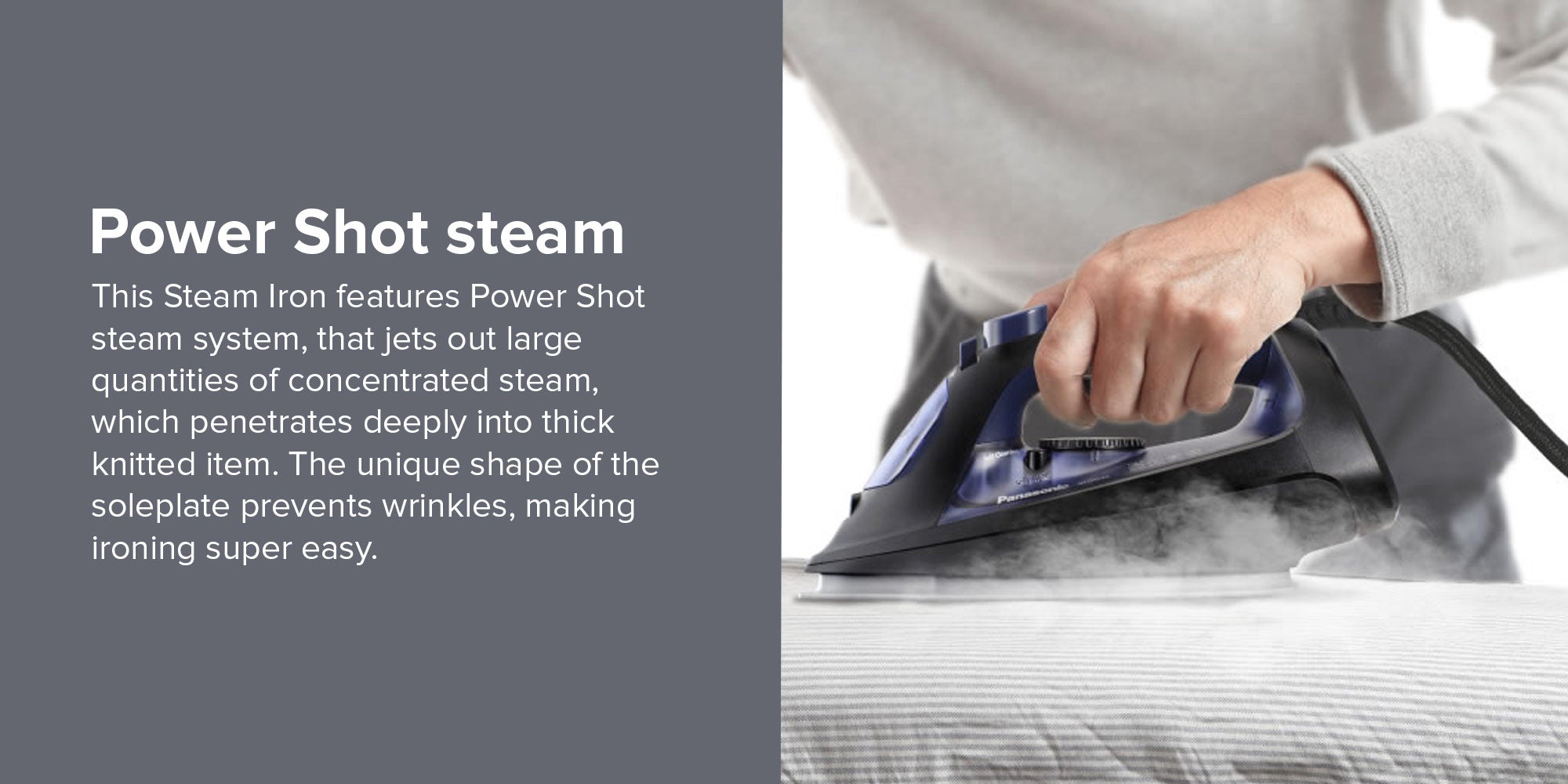 Steam Iron 2400 W NIU550 Blue/Black/Grey