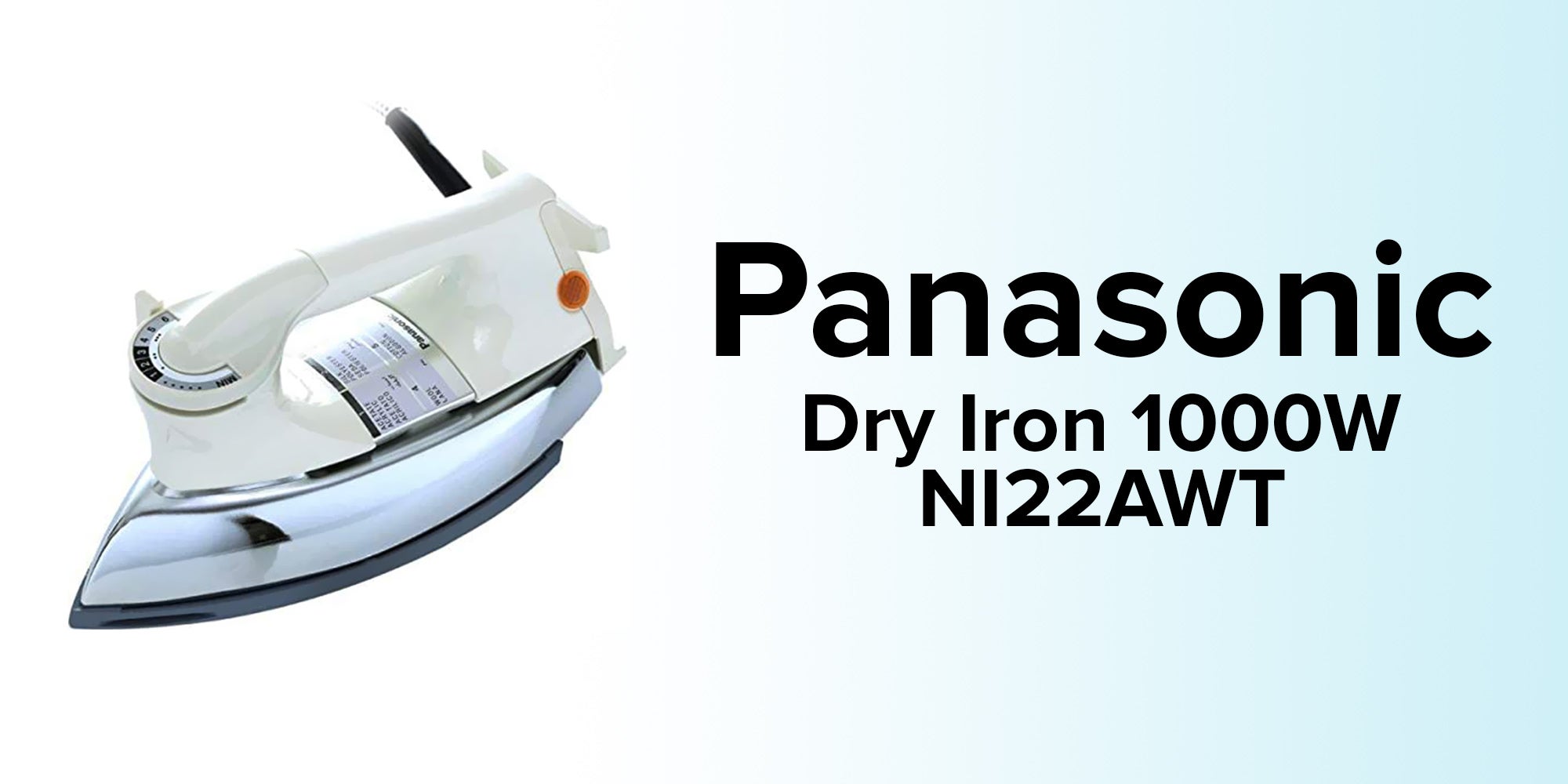 Dry Iron 1000.0 W NI22AWT White/Silver
