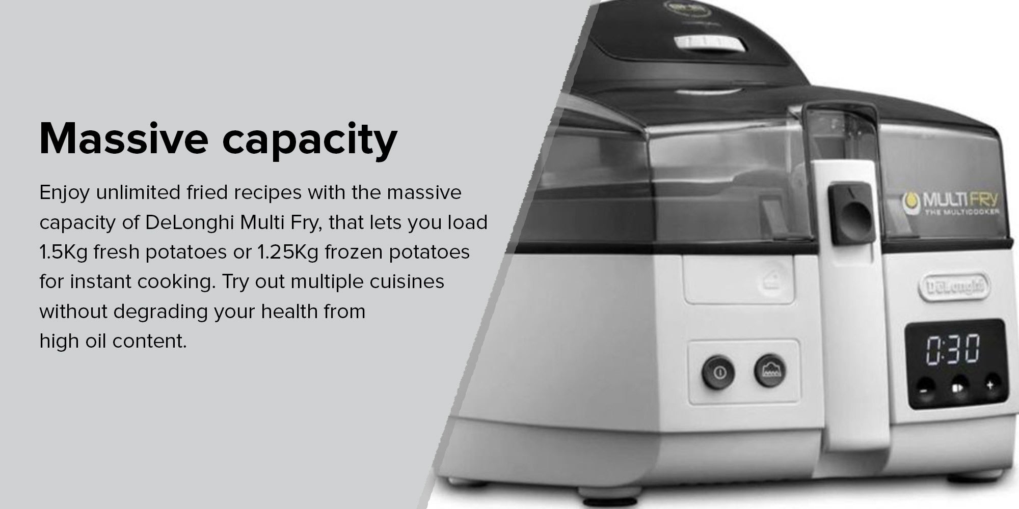 Classic Multi Fry Air Fryer 1470 W FH1175/2 White/Black/Grey