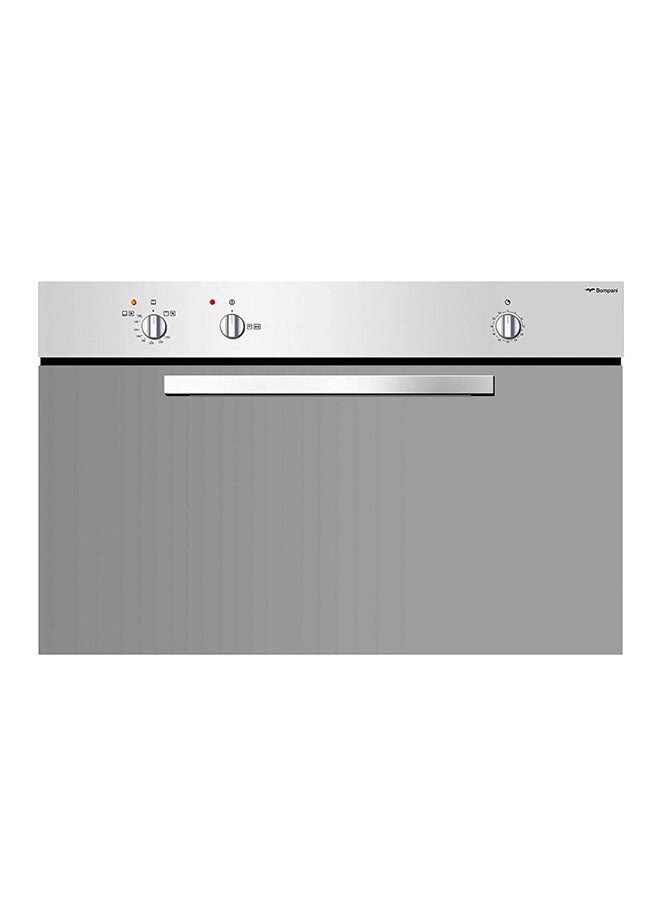 Italian-Made Built Gas Oven - 90X60 Cm With Front Knob Control, Mechanical Timer, Gas Static Oven With 3 Programs, Flame Failure Device, Rotisserie, Grill, And Safety Features - 1-Year Warranty 100 L 0 W BO243YG Stainless Steel