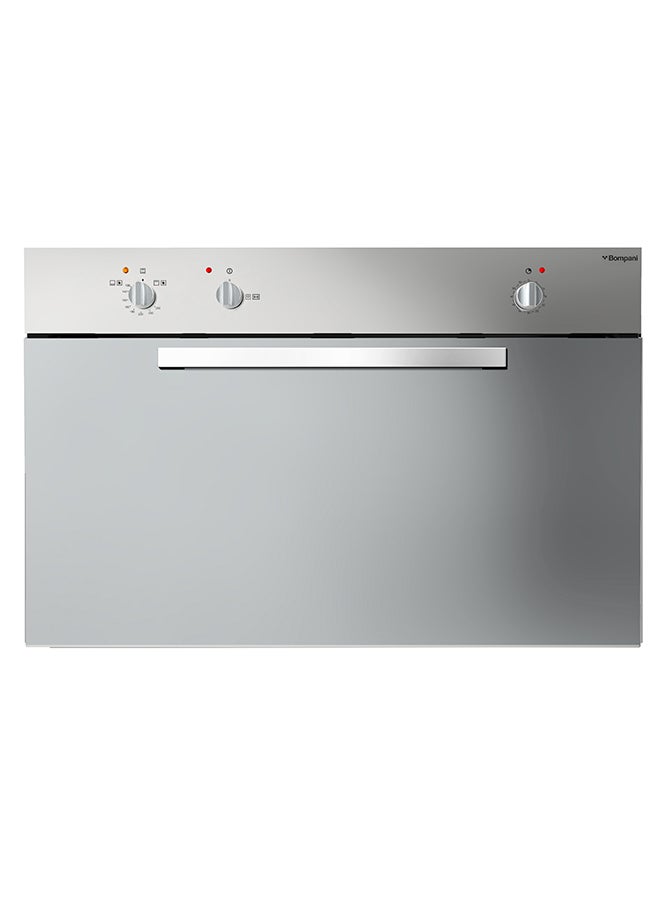 Italian-Made Built Gas Oven - 90X60 Cm With Front Knob Control, Mechanical Timer, Gas Static Oven With 3 Programs, Flame Failure Device, Rotisserie, Grill, And Safety Features - 1-Year Warranty 100 L 0 W BO243YG Stainless Steel