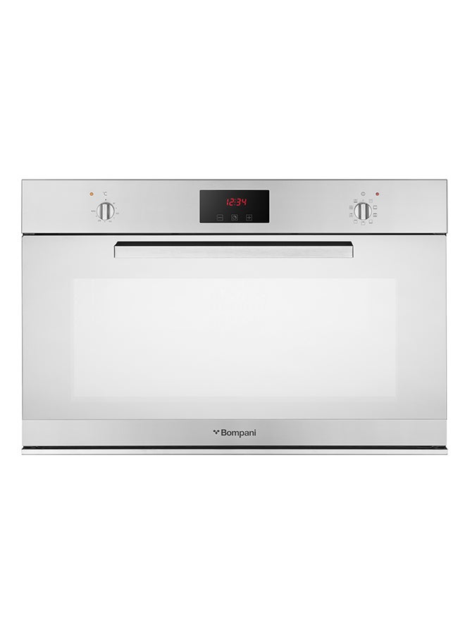 90X60 Stainless Steel Built-In Electric Oven, 9 Oven Programs, Front Knob Control, Electronic Programmer, Grill, Double Glass Doors, Cabinet Ventilation, Easy-Clean Black Enamel, Oven Light, Includes Tray And Wire Grid 100 L 0 W BO243XU Stainless Steel