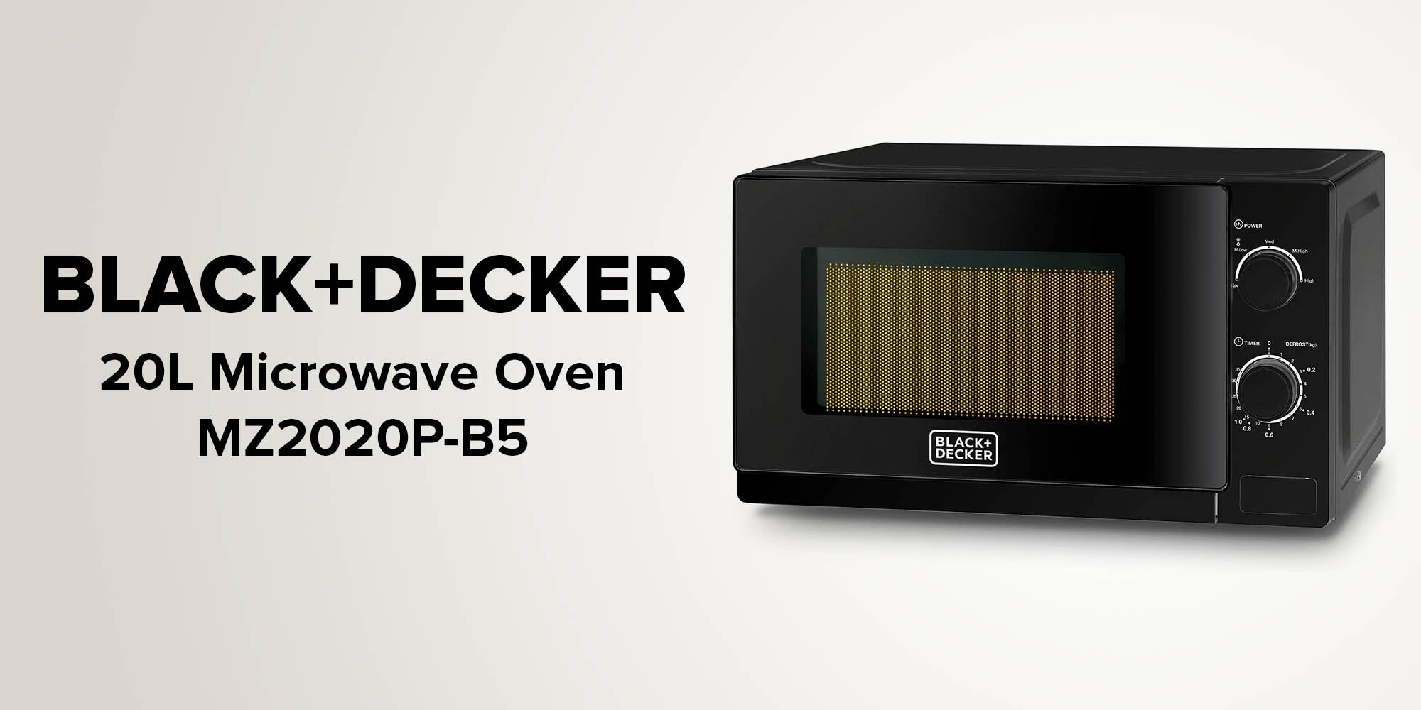 Microwave Oven MZ2020P-B5 20 L 700 W MZ2020P Black