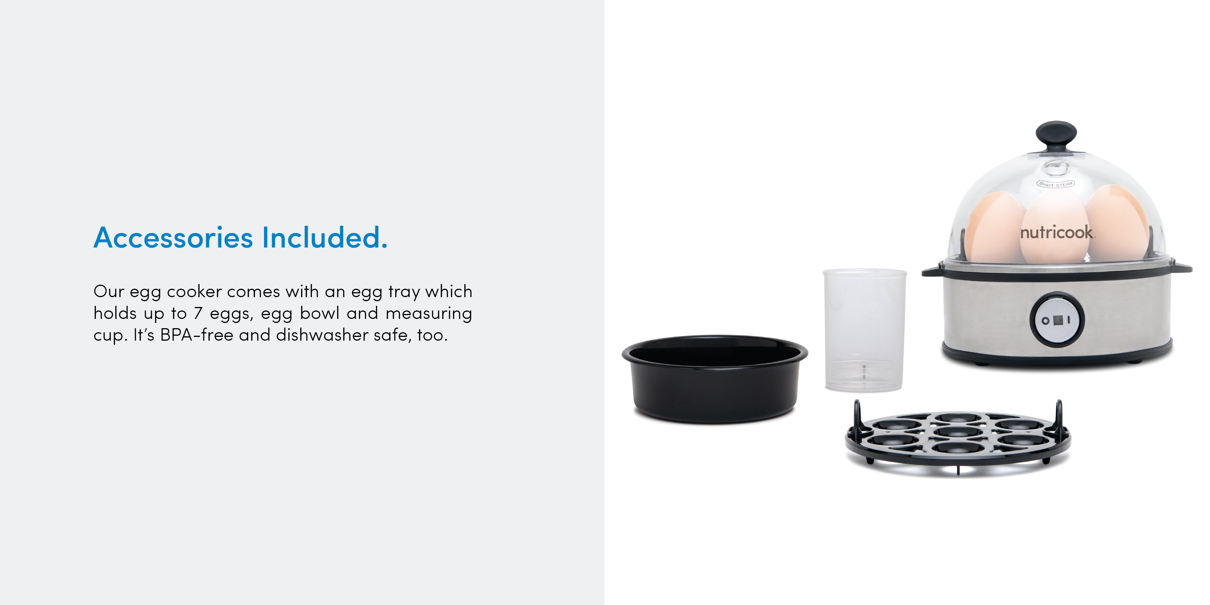 Rapid Egg Cooker 360 W NC-EC360 Silver