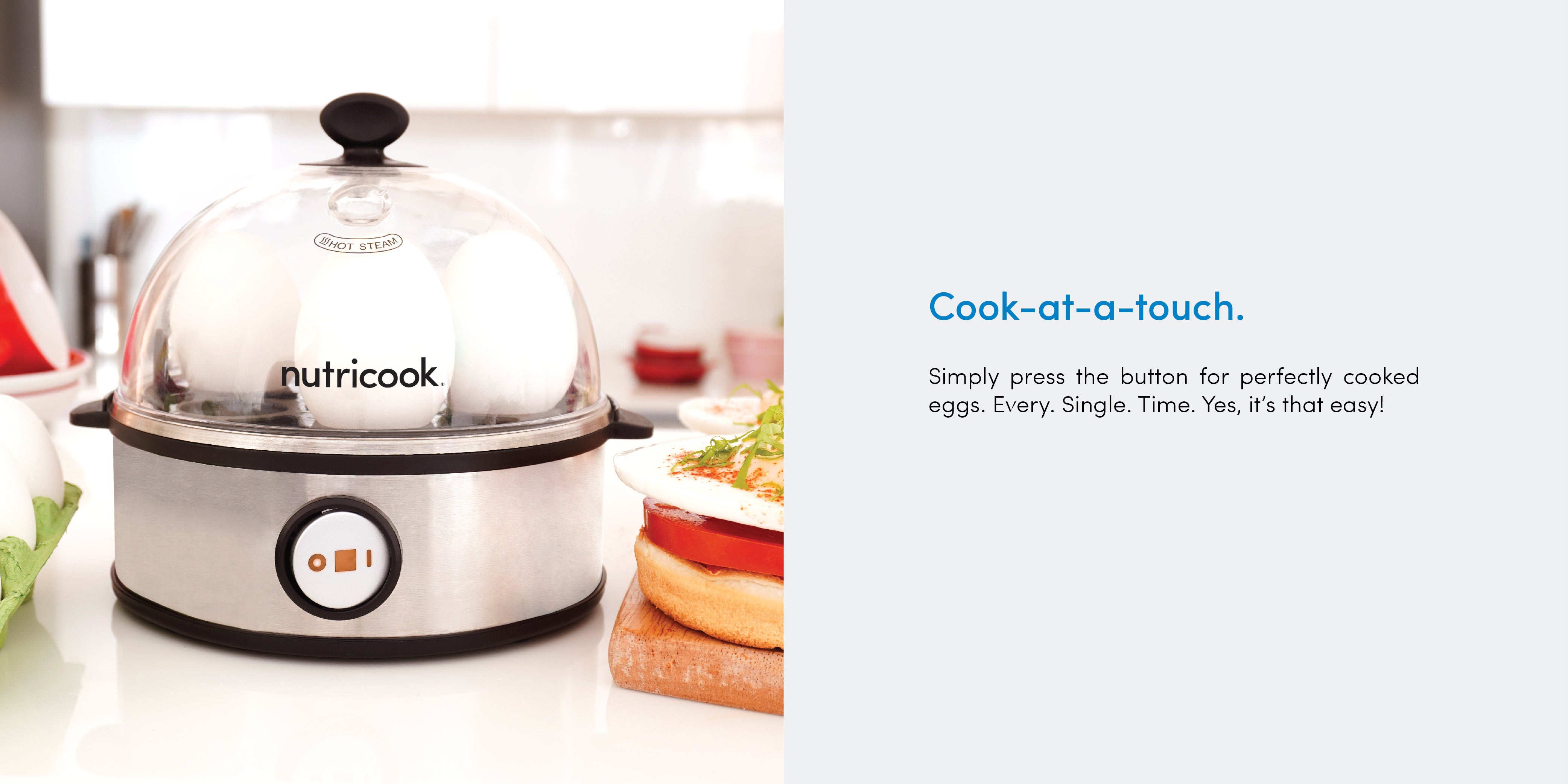 Rapid Egg Cooker 360 W NC-EC360 Silver