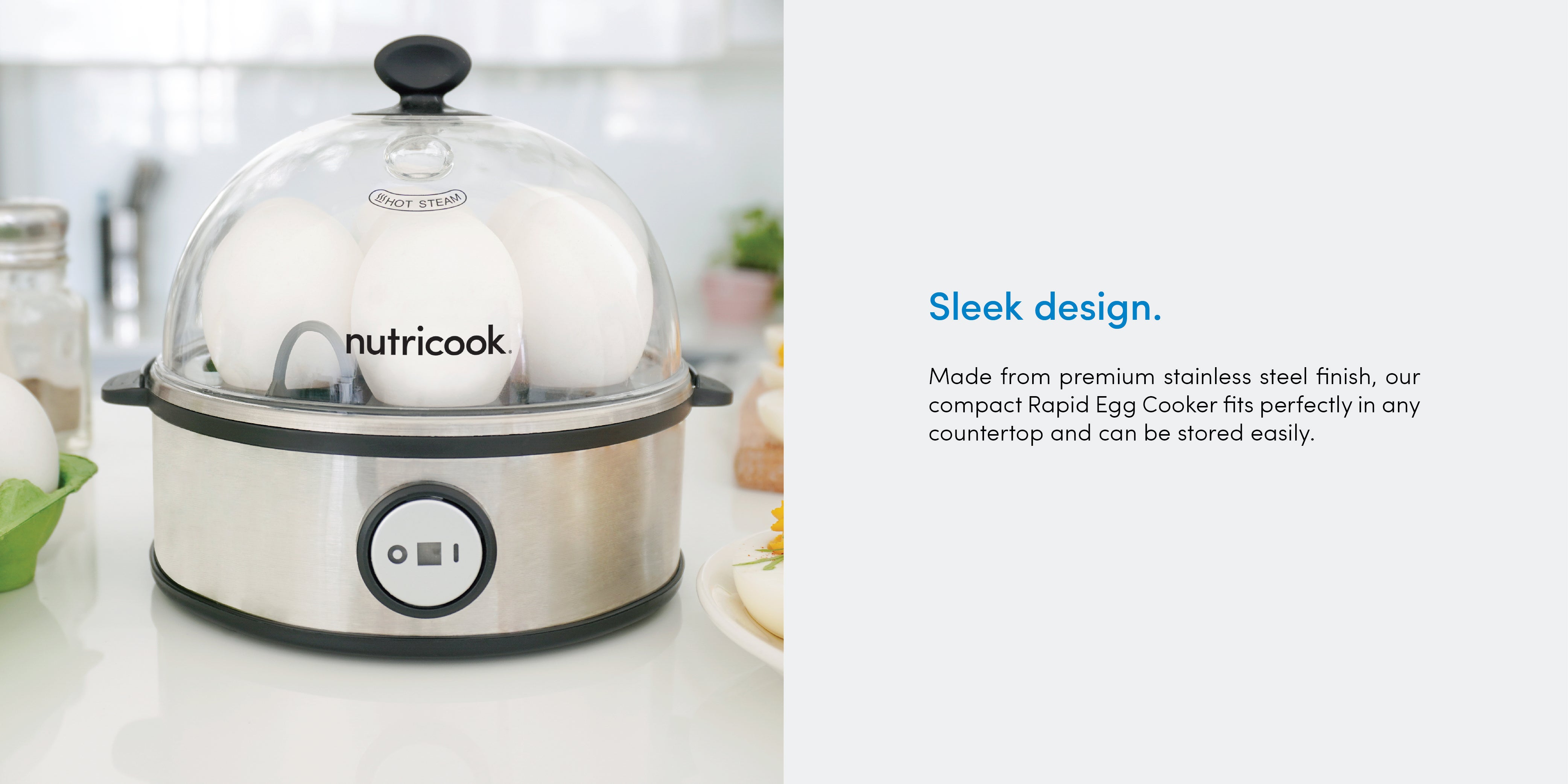 Rapid Egg Cooker 360 W NC-EC360 Silver
