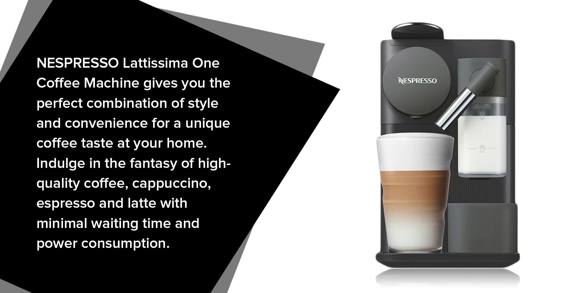 Lattissima One Espresso/Coffee Machine 1 L 1450 W F121-EU-BK-NE / F121BK / EN510B Multicolour