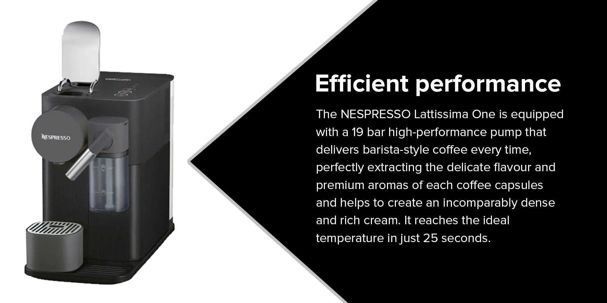 Lattissima One Espresso/Coffee Machine 1 L 1450 W F121-EU-BK-NE / F121BK / EN510B Multicolour