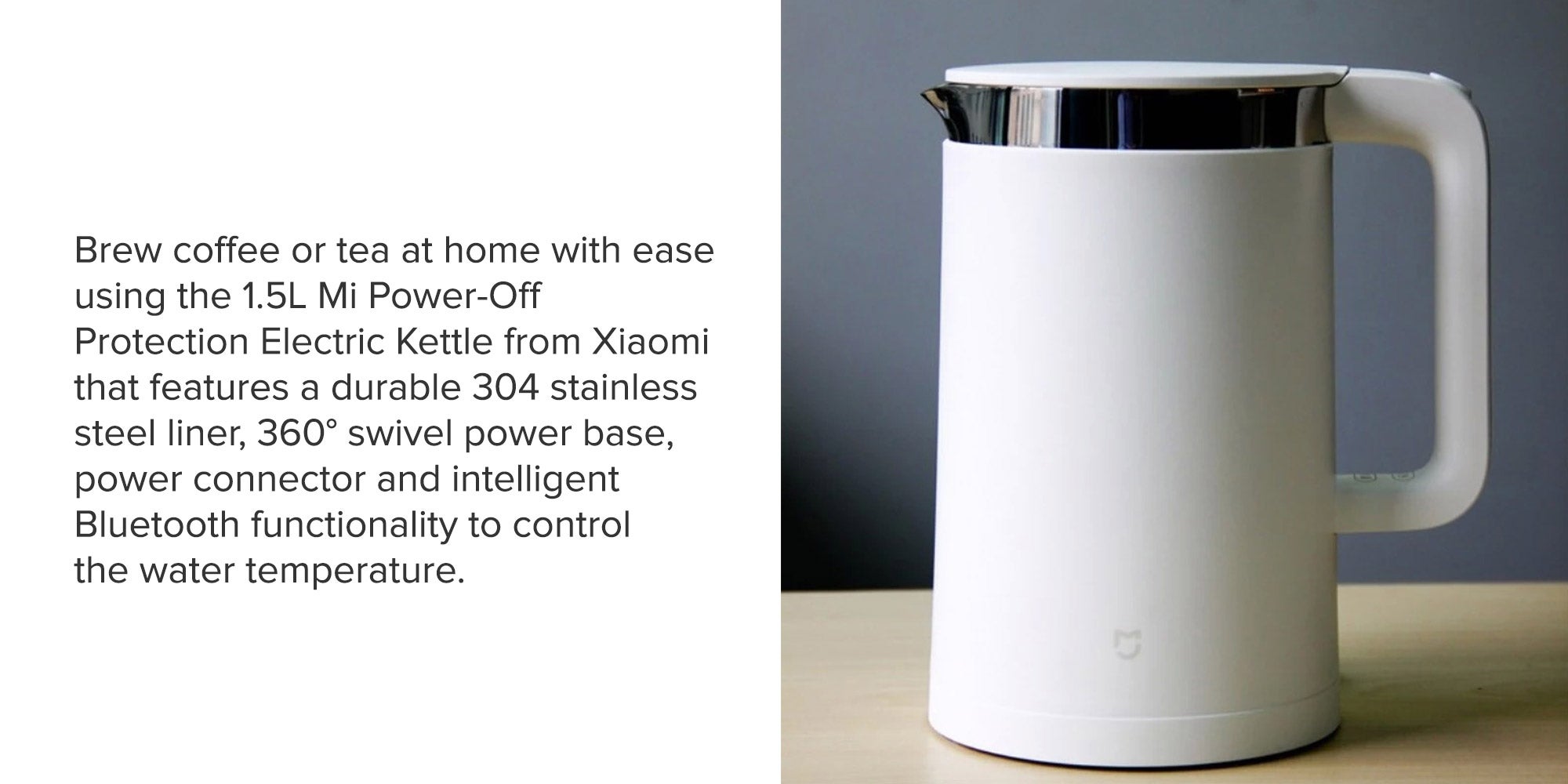 Mi Power-Off Protection Electric Kettle 1.7 L 1800 W CN29375 White