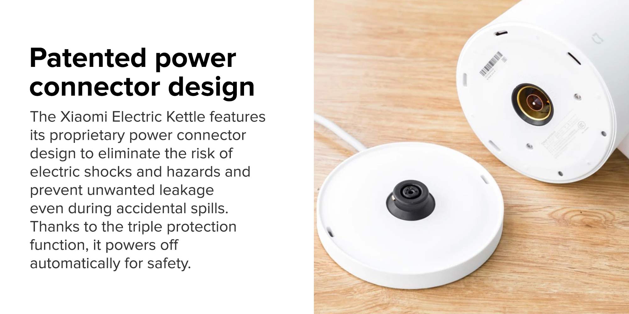 Mi Power-Off Protection Electric Kettle 1.7 L 1800 W CN29375 White